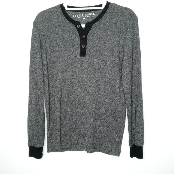 Rustic Souls gray long sleeve tee size medium - Picture 1 of 6